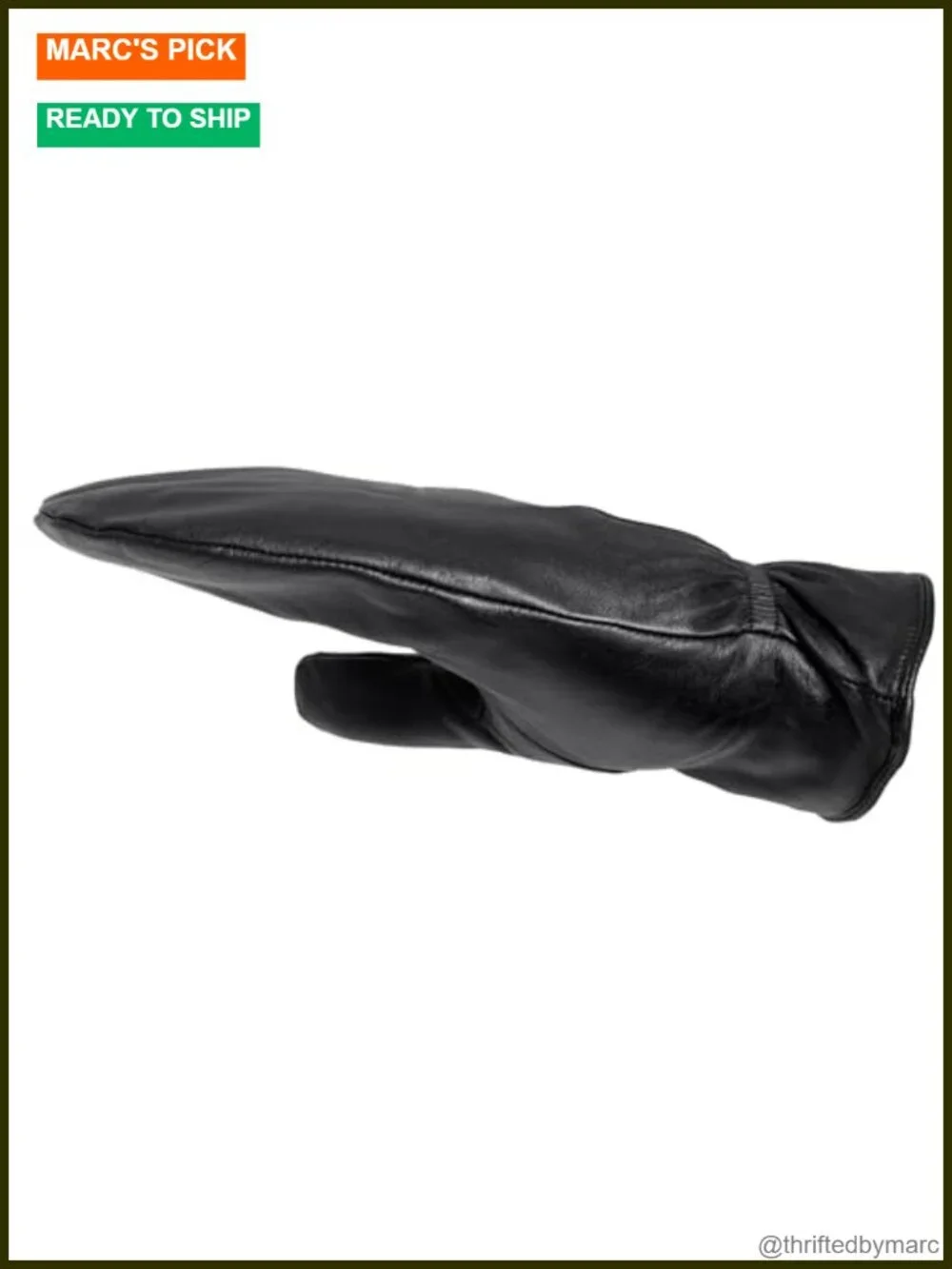 Genuine Sheepskin Leather Glitten Mittens with Thinsulate Lining